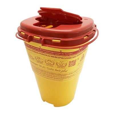 Sharps Collector 3 Litre- MULTI-SAFE TWIN PLUS